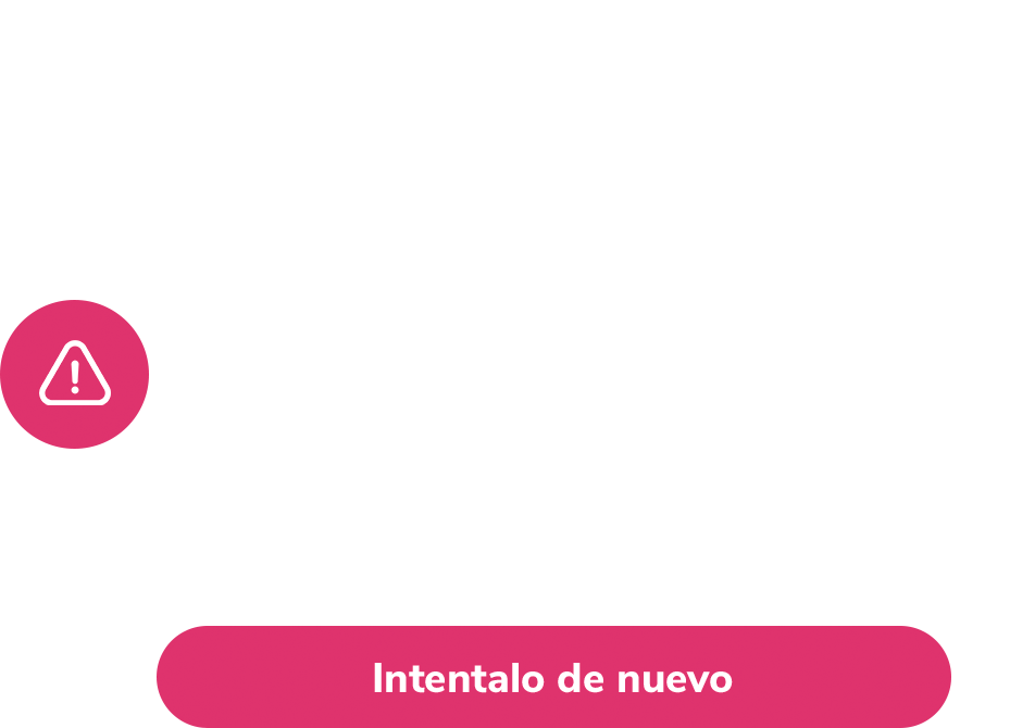 No pudimos registrar tu cuenta